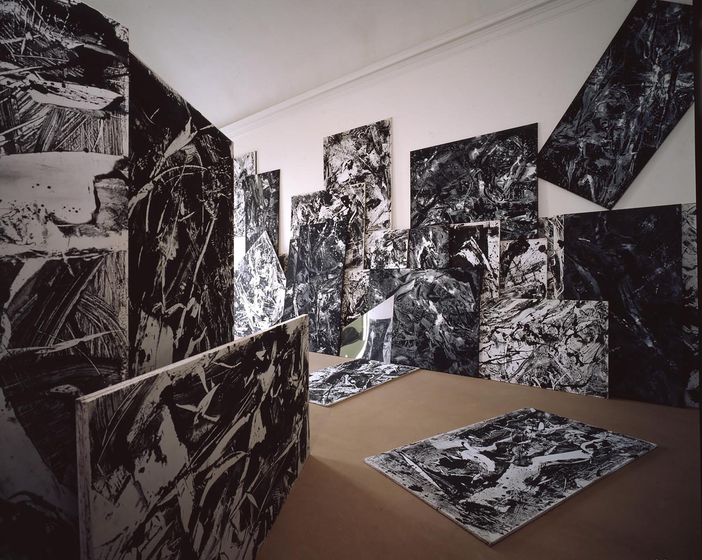 Emilio Vedova, u2026in continuum - compenetrazioni - traslati u002787/u002788, 1988